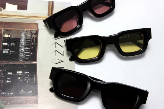 Линзы Cr39 для мужчин и женщин, модные ацетатные очки, готовые товары, солнцезащитные очки высокого качества по индивидуальному заказу